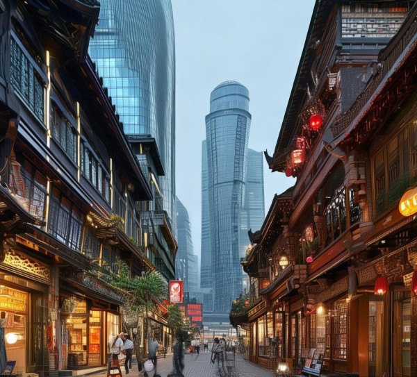 传统与现代的商贸服务业，转型与创新的双重魅力